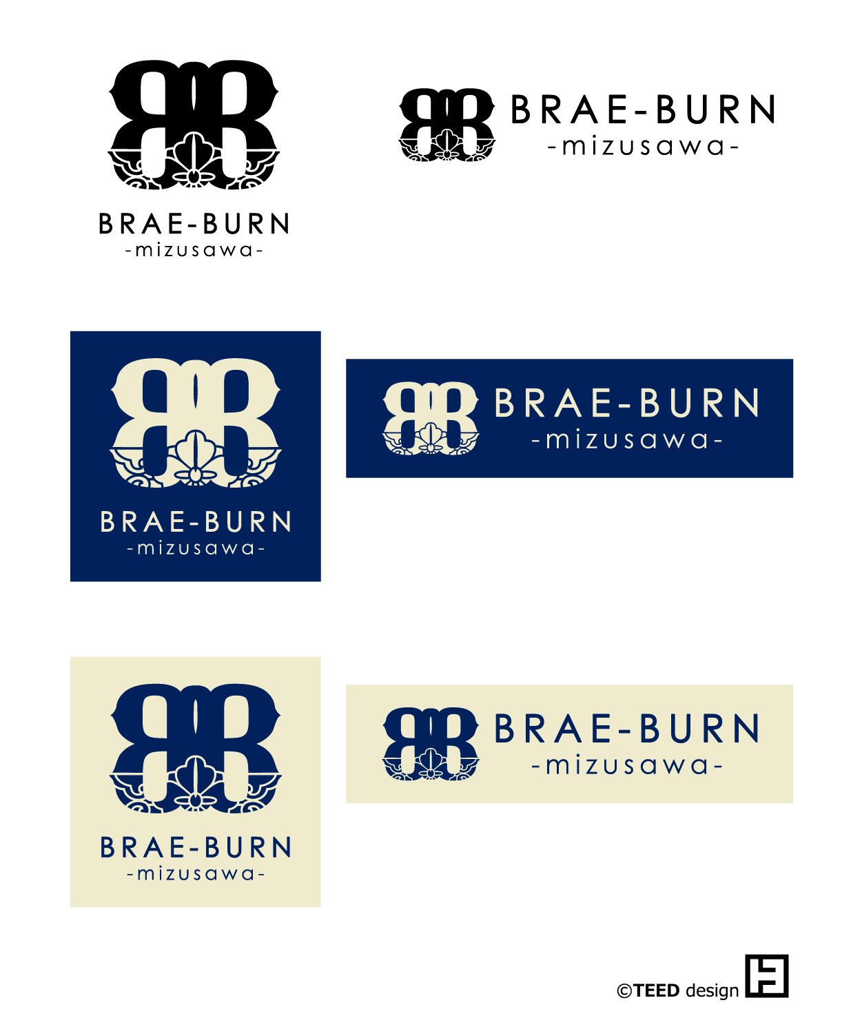 BRAE-BURNロゴパターン